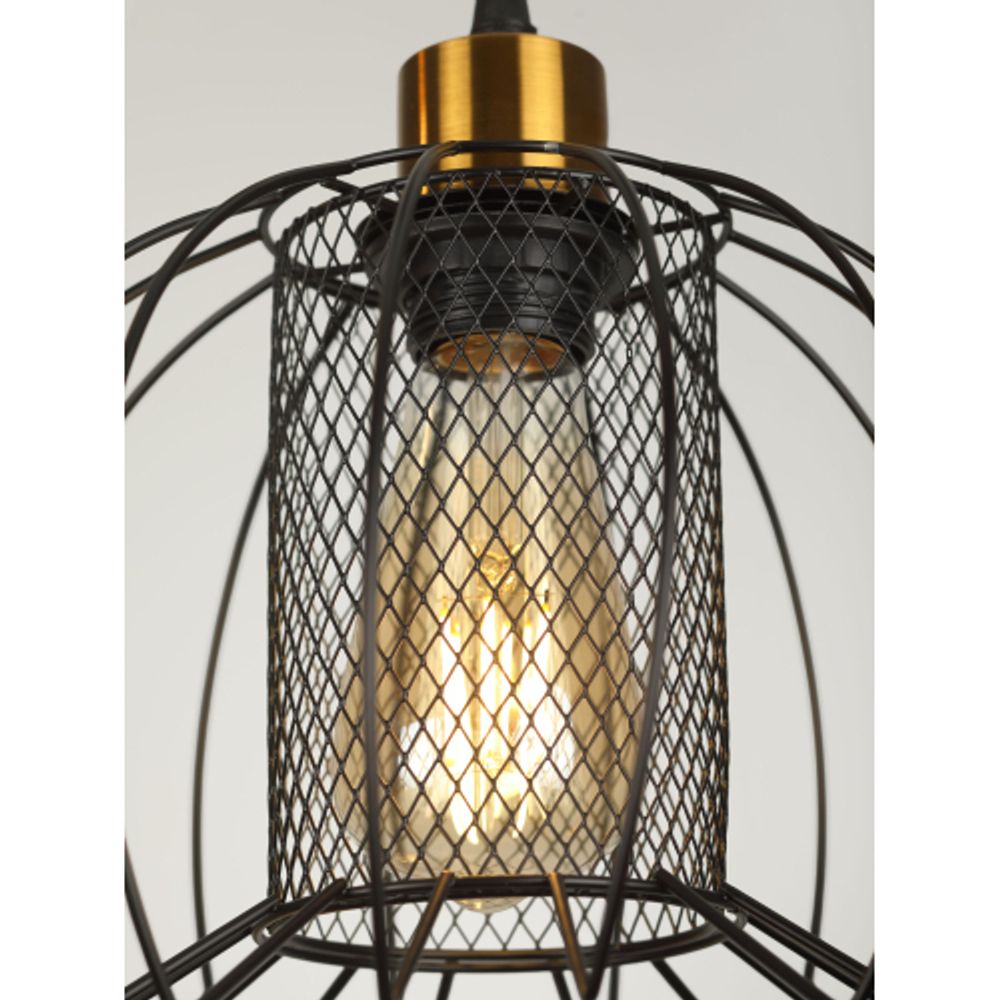 Светильник подвесной (подвес) Rivoli Adelaida 5108-203 3хЕ27 60 Вт лофт-кантри | Rivoli