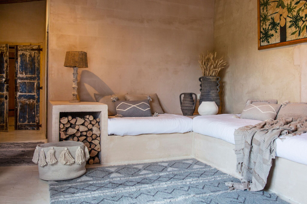 Шерстяной стираемый ковер Lorena Canals Lakota Night M (200 x140 см)