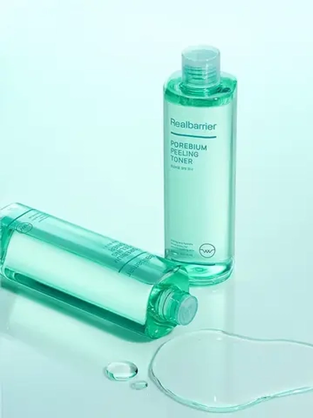 Real Barrier Энзимный пилинг-тонер для борьбы с чёрными точками Porebium Peeling Toner 305 мл