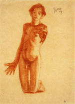 Egon Schiele - эротическое искусство художника Эгона Шиле. 18+