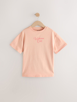 Футболка для девочки Next E44-340, 4 шт., Розовый, Бежевый, Хаки