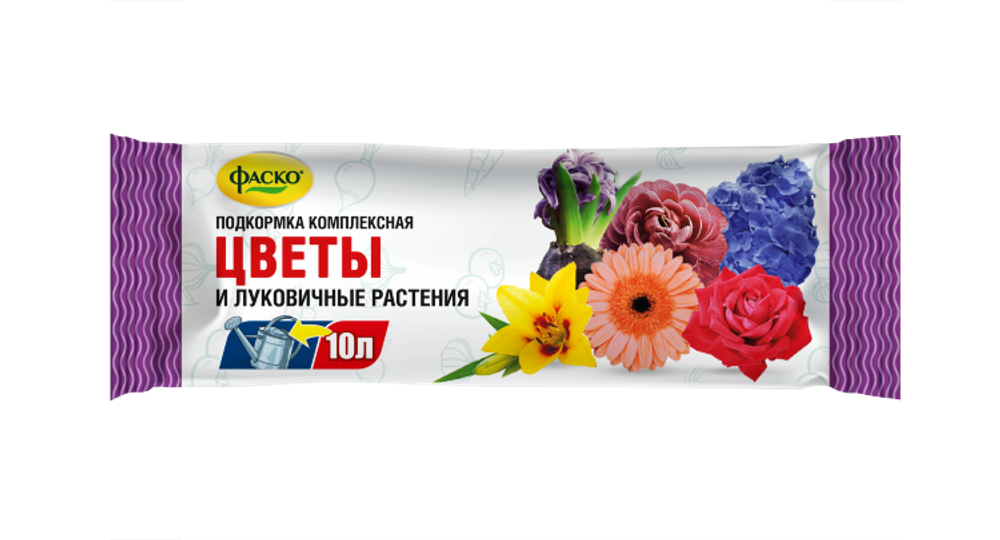 УДОБРЕНИЕ ФАСКО СУХОЕ ЦВЕТЫ И ЛУКОВИЧНЫЕ РАСТЕНИЯ 10ГР