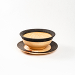 Набор деревянных тарелок из дерева сибирский кедр - 2 шт. TN78