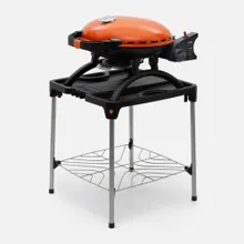 Портативный газовый гриль O-grill 500MT bicolor black-orange + адаптер А, 1 горелка