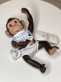 Кукла Marina and Pau 26cм Baby Monkey, виниловая (390A)