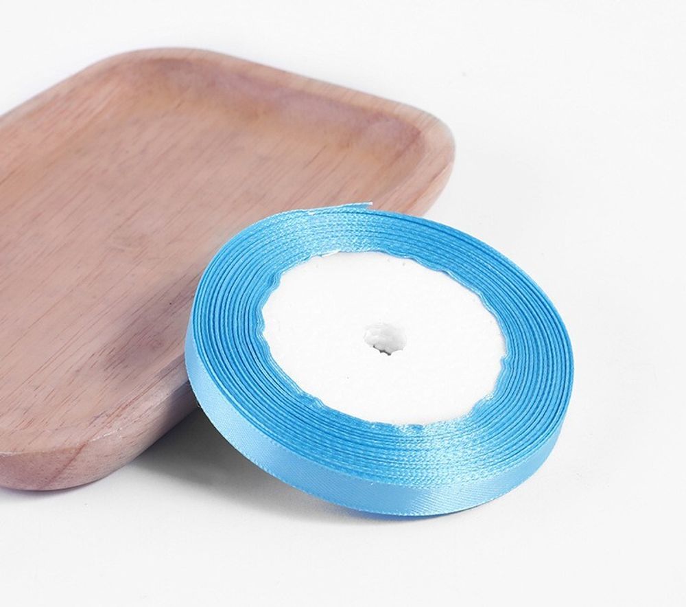 Лента Атласная (1см*20м), Нежно-Голубой 20