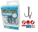 Крючок тройник рыболовный Gamakatsu TREBLE 23NS ME №02 ( упк. по 5шт.)