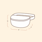 Поясная сумка с держателем для карт. Never give up