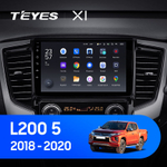 Teyes X1 9" для Mitsubishi Pajero Sport, L200 2018-2020 (прав)