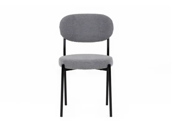 Стул Emaci 881191 серый искусственный мех, металл