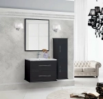 Тумба с раковиной Cezares Tiffany 75 Nero grafite