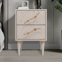 Тумба Арт Колор leaves Классик Голд Серый агат