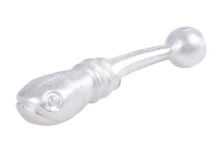 Слаги съедобные Lucky John White Fish 0.8" (2 см), цвет 026, 20 шт