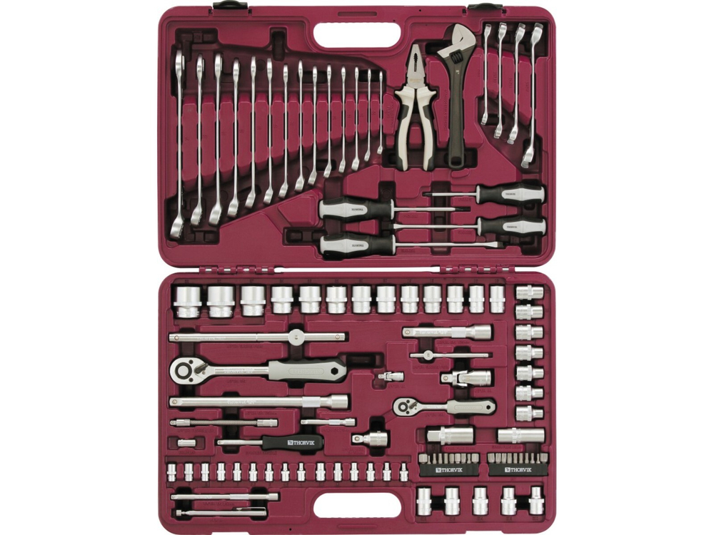 UTS0101 Набор инструмента универсальный 1/4", 1/2"DR, 101 предмет