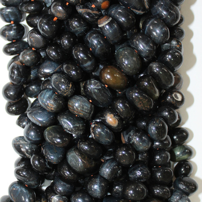 Соколиный глаз галтовка бусины 7-8мм