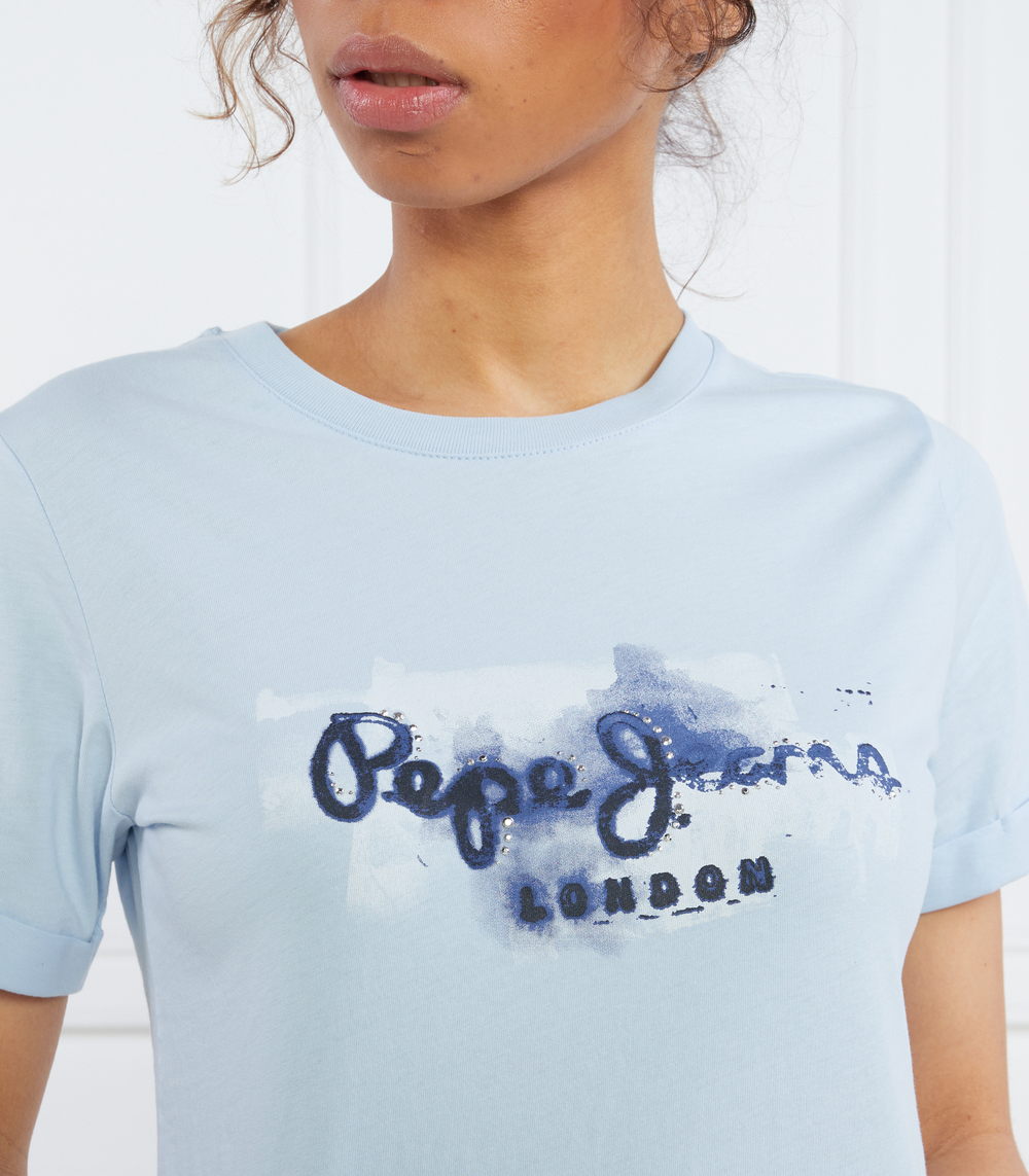 футболка goldie Pepe Jeans London - голубой(PL505401)