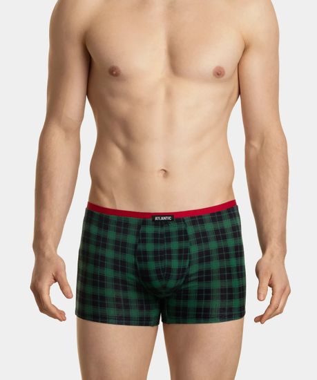 Трусы мужские боксеры (2шт), Atlantic 2GMH-020, темно-синие + зеленые