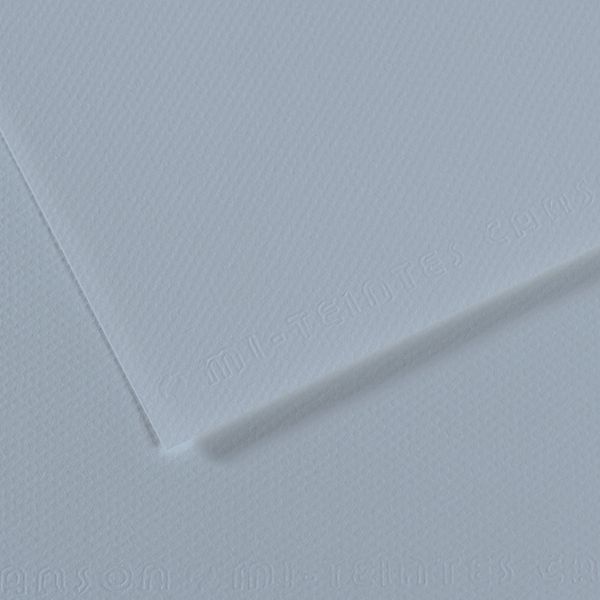 Бумага для пастели Mi-Teintes 160 г/м², 50х65 см, 10 л, №182 Стальной синий, Canson, C31032S126