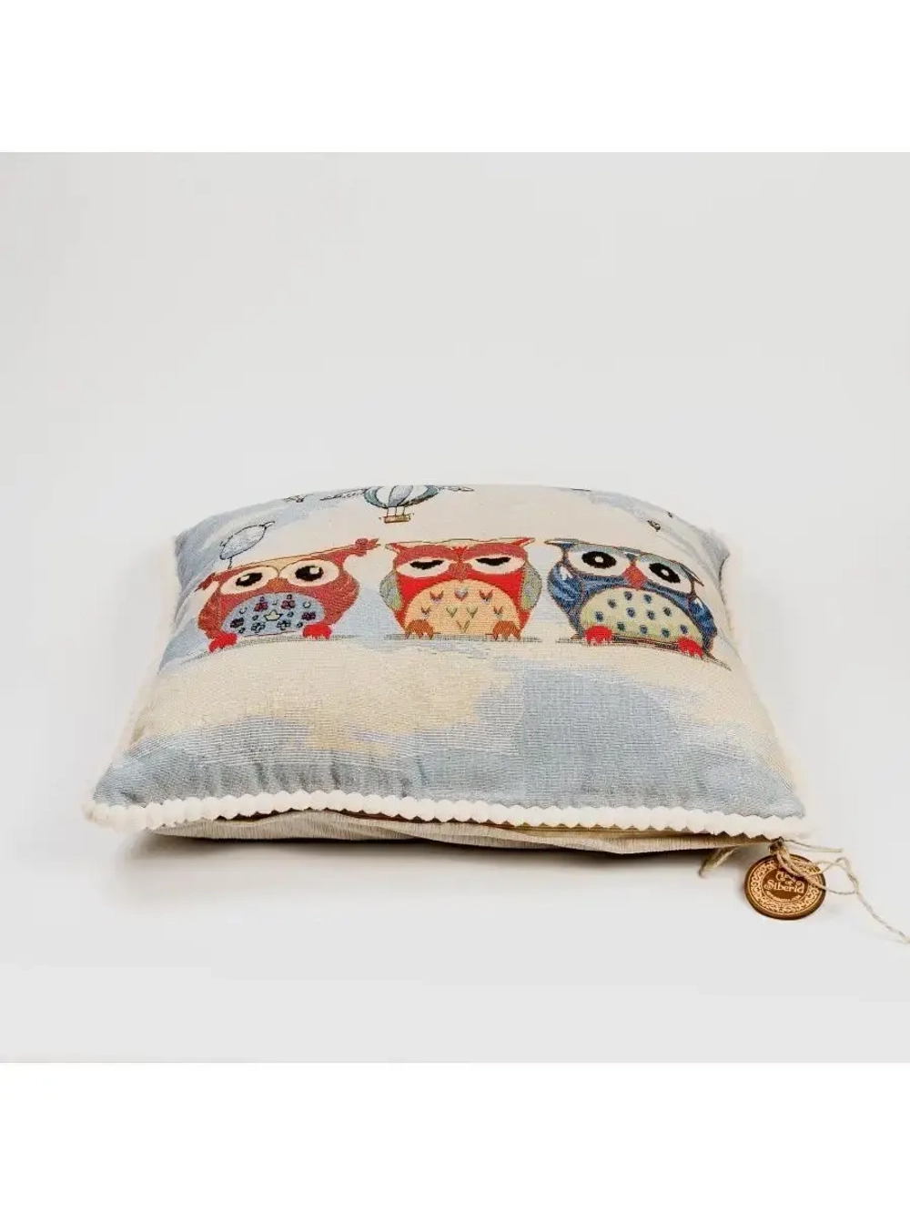 Подушка с наполнителем из кедровой стружки "Совы"