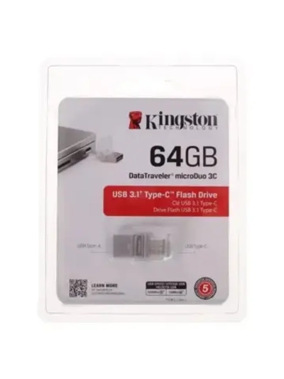 Память USB Flash 64 ГБ DataTraveler MicroDuo 3C GREY