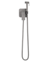 Смеситель с гигиеническим душем встраиваемый WONZON & WOGHAND DIAMOND, Темный графит (WW-88829011-BGM)