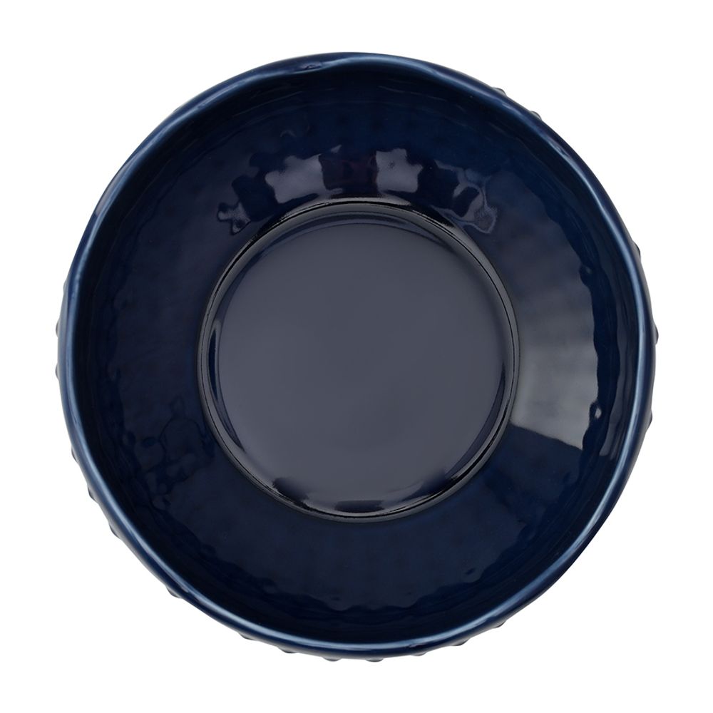 Набор из 2 сервировочных тарелок Corals синего цвета из коллекции Sea treasures, 360 мл