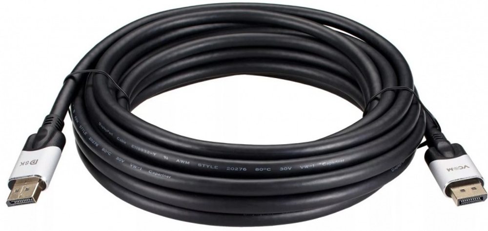 Кабель интерфейсный DisplayPort- DisplayPort VCOM CG635-10M