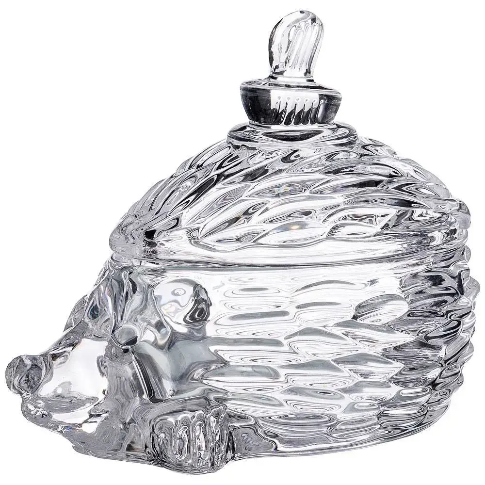 Икорница ежик 135 мл. 12.5*8.5 см. Высота=10 см. Коллекция muza