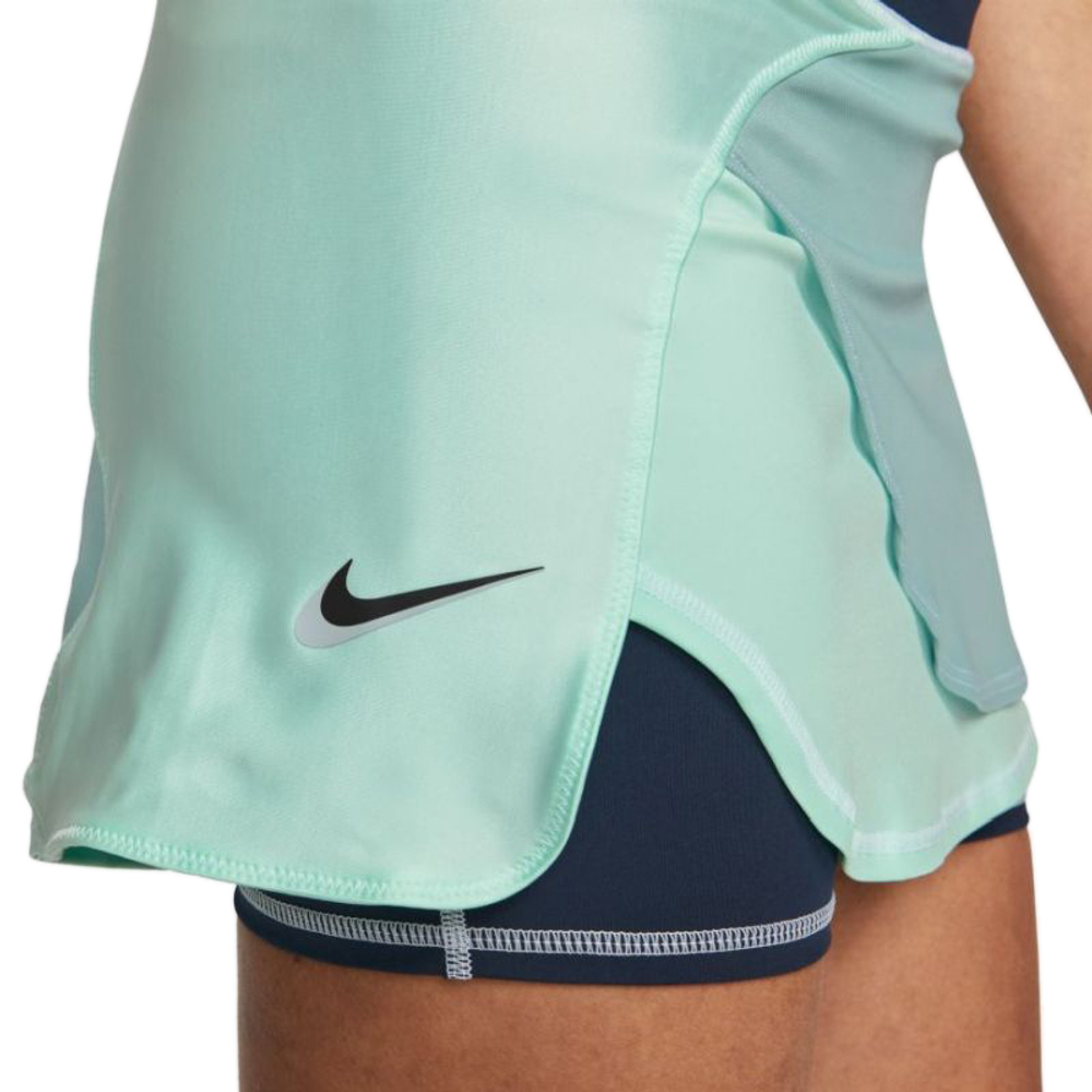 Теннисная юбка Nike Court Dri-Fit Slam Tennis Skirt W - mint foam/ocean cube/obsidian/black