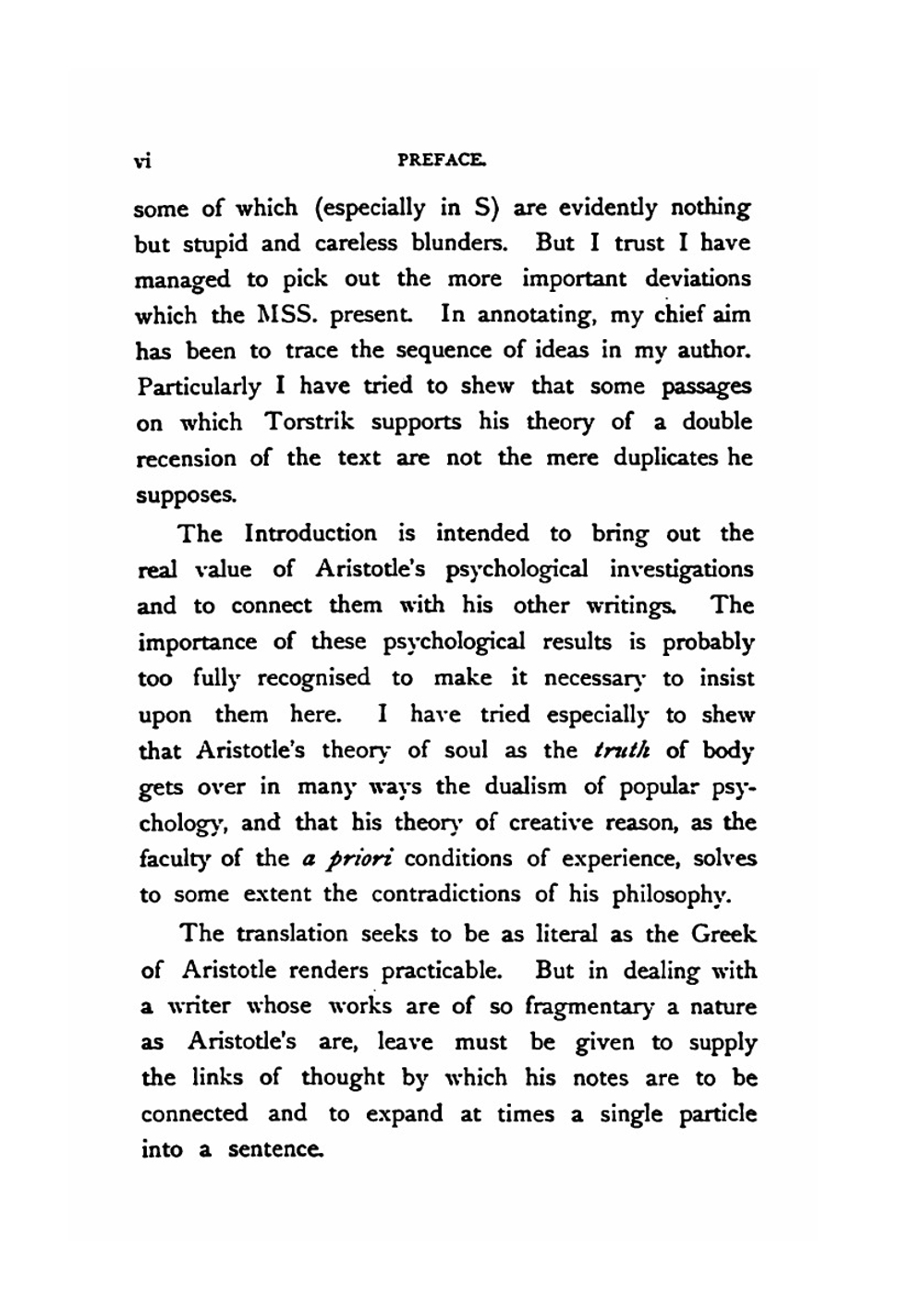 Aristotle's psychology in Greek and English with introduction and notes | Edwin Wallace