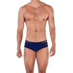 Мужские трусы брифы темно-синие с прозрачной вставкой сзади Pikante LEONIDAS BRIEF 034208