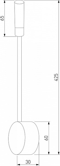 Бра Elektrostandard 40117/LED белый