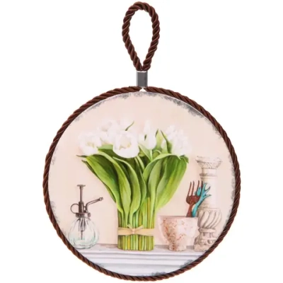 Подставка керамическая 16 см «Тюльпаны»