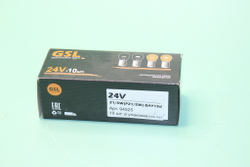 Лампа 24V BAY15d P21/5W поворот, стоп, 2-х контактная "GSL"