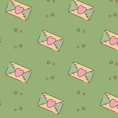 Конверт в ретро стиле