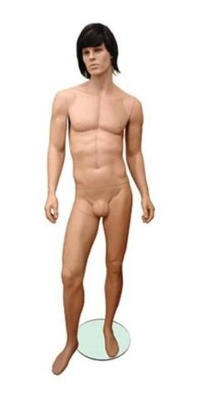 Мужской реалистичный манекен MG-78/ Телесный