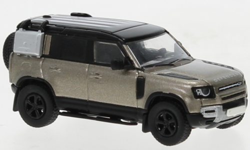 Автомобиль Land Rover Defender 110, темно-бежевый металлик, 2020, 1:87