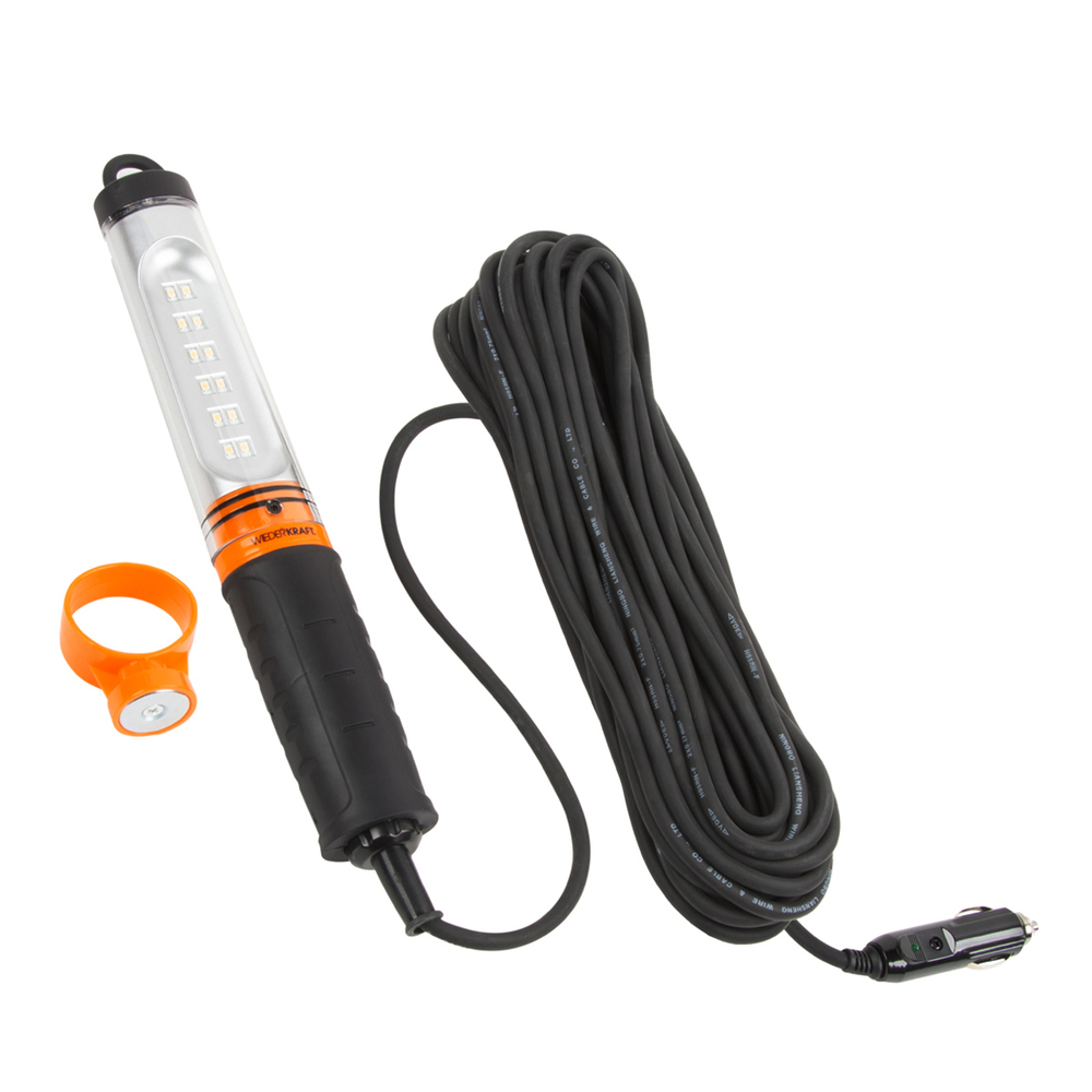 WDK-WL1280015 Raptor Переносной светодиодный светильник, 12/24 В, длина провода 15 м, для автомобильной розетки