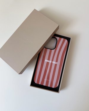 Чехол DOLCE VITA (кирпично-розовый) для iPhone