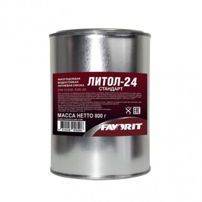 Смазка Литол-24 Favorit Стандарт 0,8кг