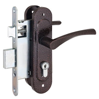 Замок Птимаш ЗВ4-3.07 врезной с/руч медь