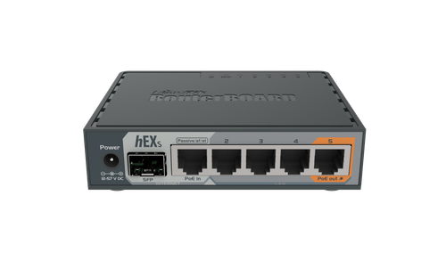 MikroTik hEX S маршрутизатор 1G с SFP