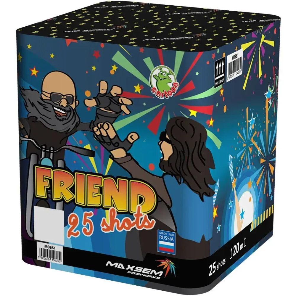 М0861 (467/1 GP) Батарея салютов «Друг» (0,8»х25) 12/1