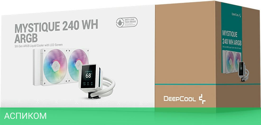 Система жидкостного охлаждения для процессора DeepCool Mystique 240 WH ARGB (R-LX240-WHDSNMCP-G-1)