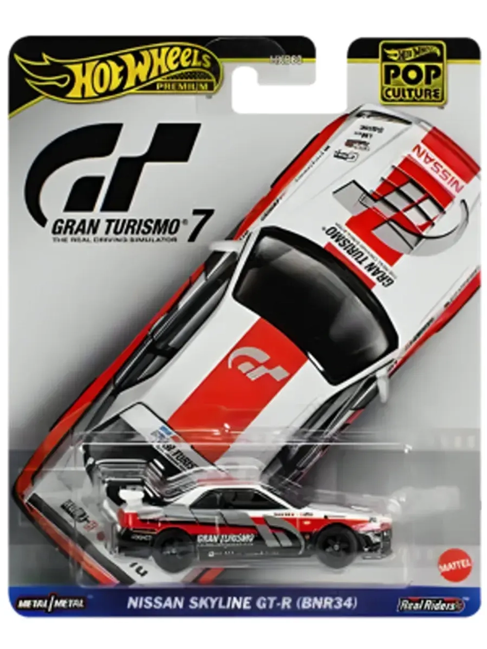 Машинка Хот Вилс Премиум Nissan Skyline GT R HDX63 HKC28