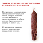 Воск натуральный пчелиный СЛИВОВЫЙ, крашеный, для изготовления свечей