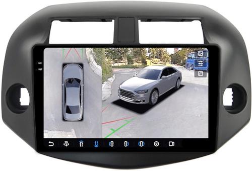 Магнитола для Toyota RAV4 3 2005-2012, Vanguard - FarCar BX018M-360 монитор 10.36" 2K QLED на Android 13, Быстрая, CarPlay, 4G SIM-слот, 4 камеры в комплекте