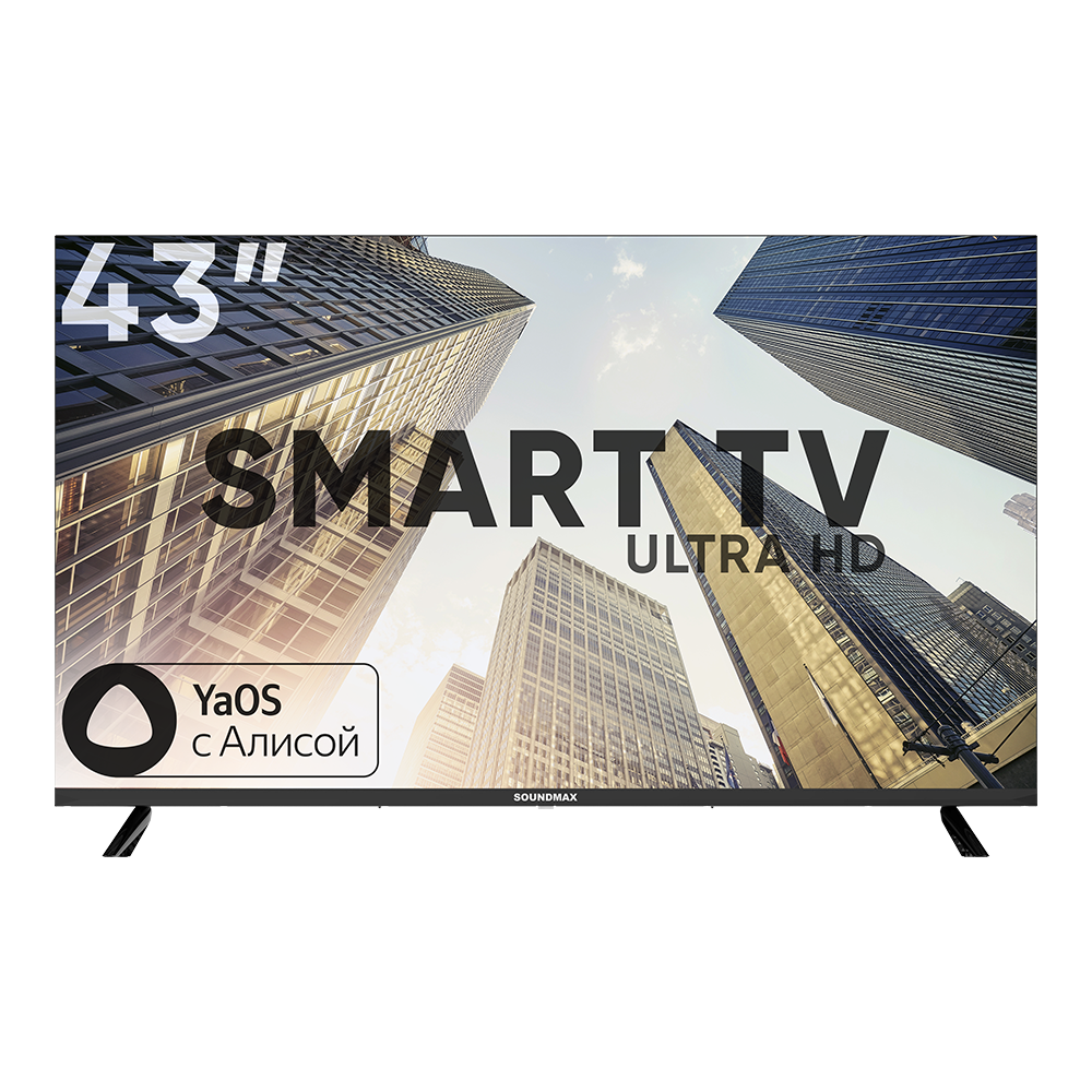 тв ЖК Soundmax SM-LED43M03SU UHD Smart
