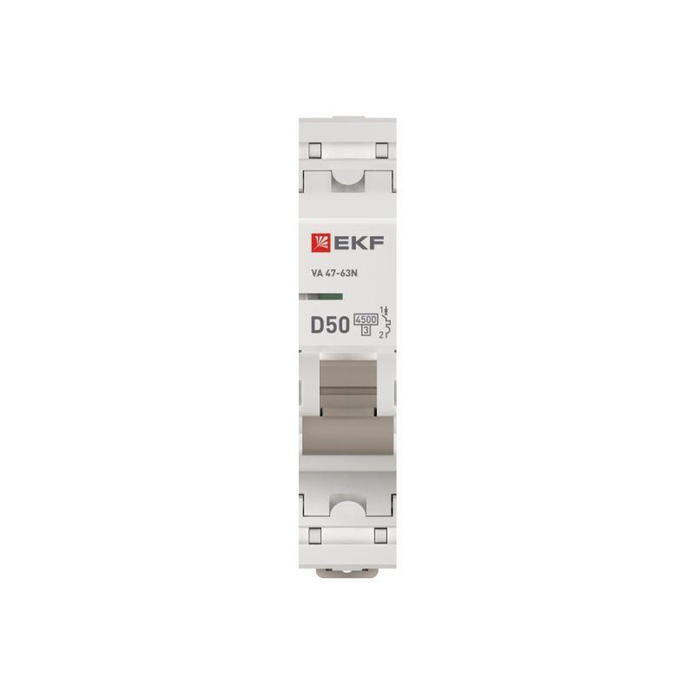 Выключатель автоматический 1п D 50А 4.5кА ВА 47-63N PROxima EKF M634150D