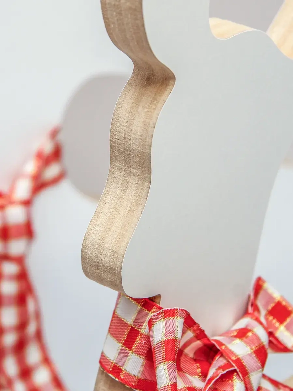 Новогодний декор. Набор из двух оленей 73*29 см